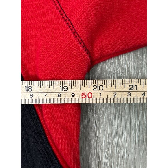 Hurricanes Football Hoodie Youth size Large Black & Red Pullover Sportwear - Picture 8 of 11